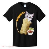 Purrito Cat In A Burrito Kids T-Shirt thumb 0