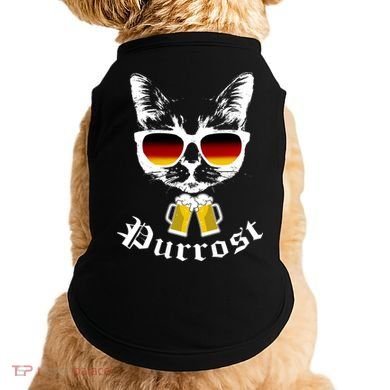 Purrost Cat Funny Oktoberfest Doggie Tank