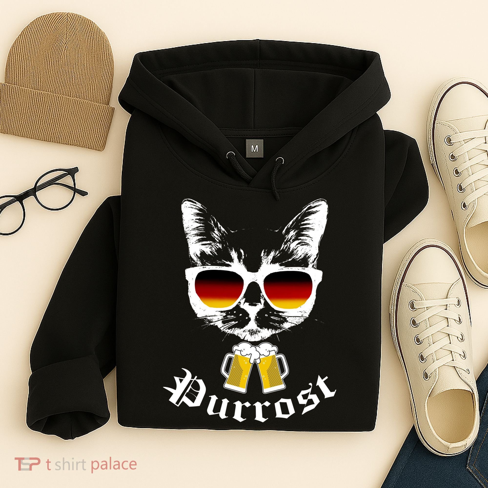 Purrost Cat Funny Oktoberfest Hoodie
