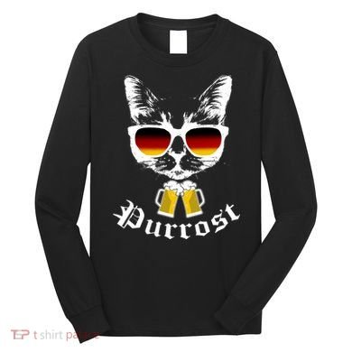 Purrost Cat Funny Oktoberfest Long Sleeve Shirt