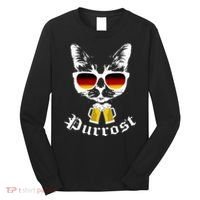 Purrost Cat Funny Oktoberfest Long Sleeve Shirt thumb 0