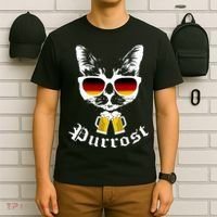 Purrost Cat Funny Oktoberfest T-Shirt thumb 6