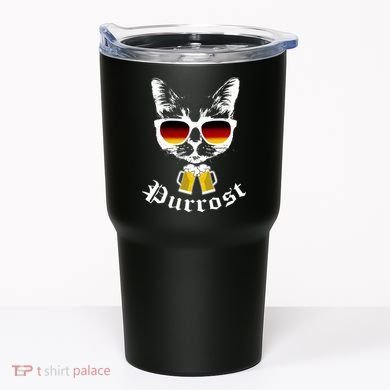 Purrost Cat Funny Oktoberfest Tumbler
