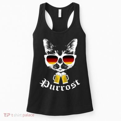 Purrost Cat Funny Oktoberfest Women's Tank Top
