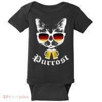 Purrost Cat Funny Oktoberfest Baby Bodysuit thumb 0