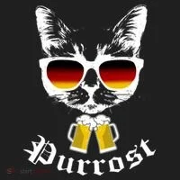 Purrost Cat Funny Oktoberfest Golf Towel thumb 3