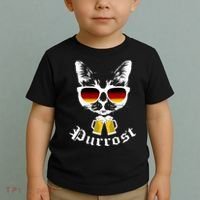 Purrost Cat Funny Oktoberfest Toddler T-Shirt thumb 2