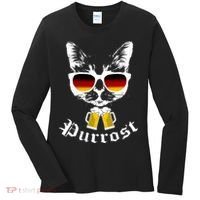 Purrost Cat Funny Oktoberfest Women's Long Sleeve Shirt thumb 0