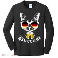 Purrost Cat Funny Oktoberfest Kids Long Sleeve Shirt thumb 0