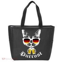 Purrost Cat Funny Oktoberfest Tote Bag thumb 0