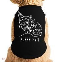 Purrr Evil Funny Cat Doggie Tank thumb 0