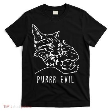Purrr Evil Funny Cat T-Shirt