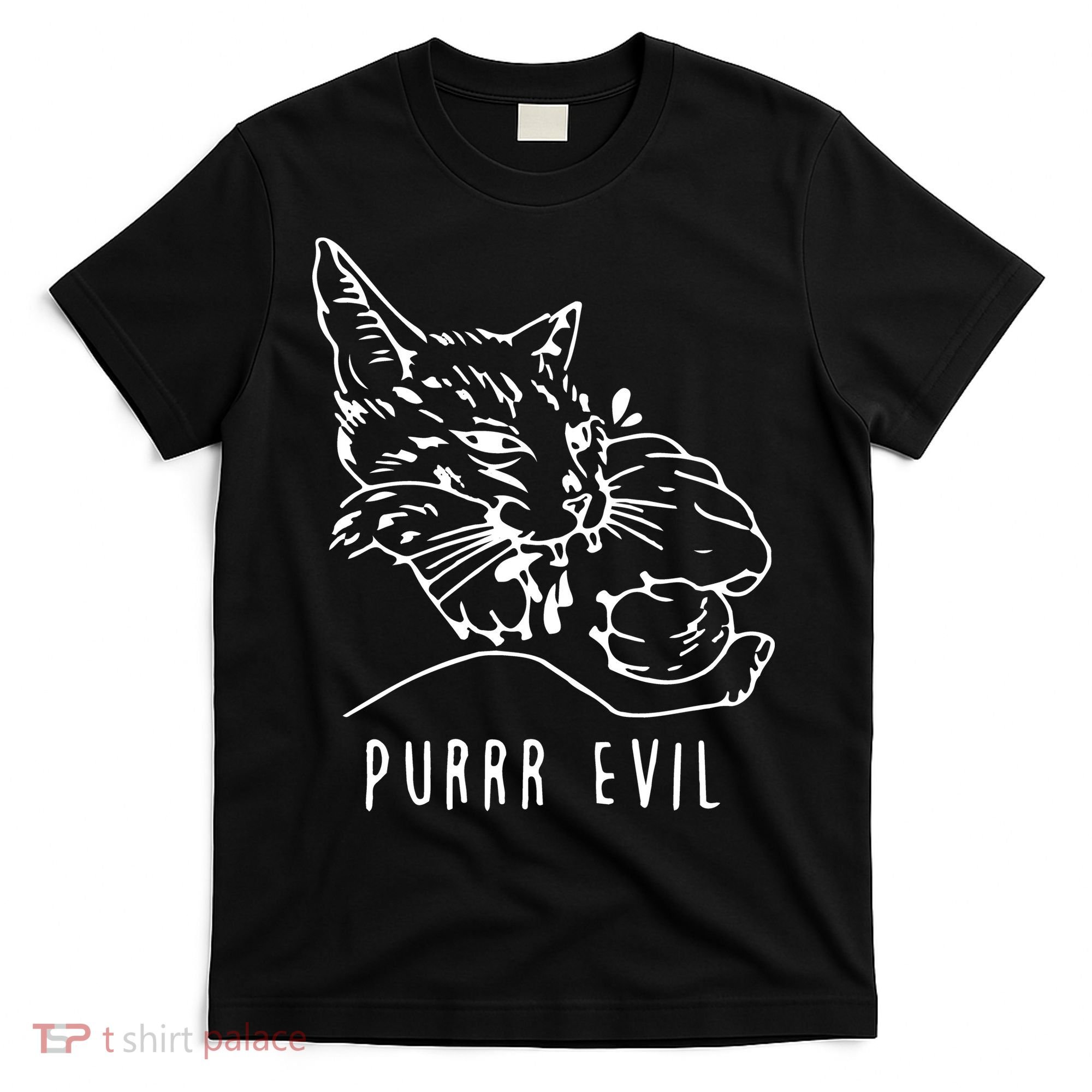 Purrr Evil Funny Cat T-Shirt