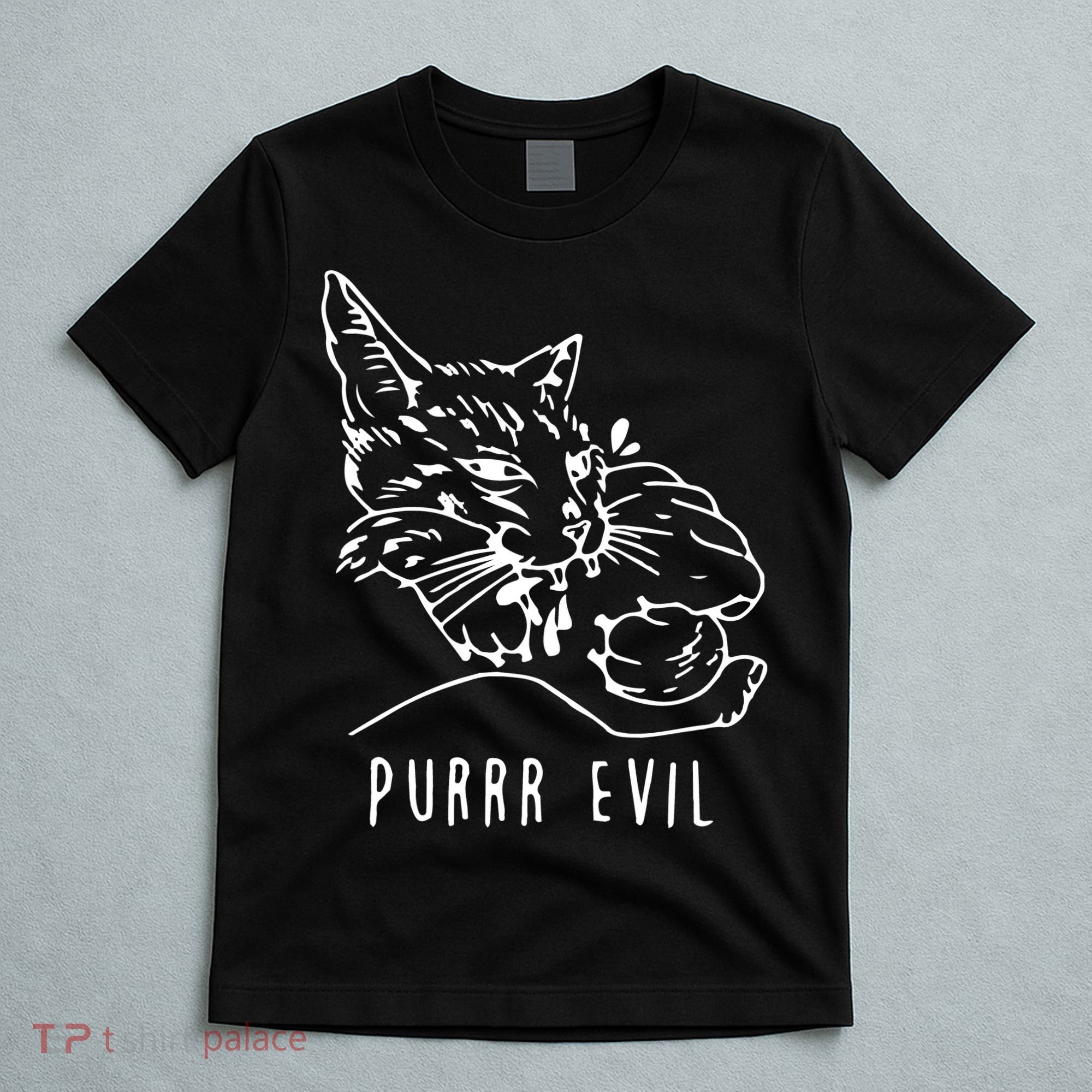 Purrr Evil Funny Cat T-Shirt