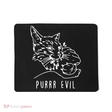 Purrr Evil Funny Cat Mousepad
