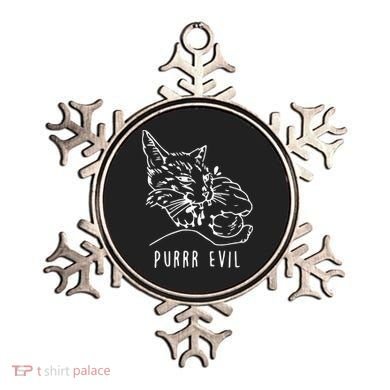 Purrr Evil Funny Cat Ornament