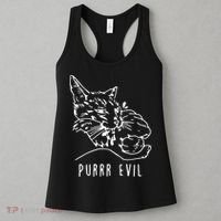 Purrr Evil Funny Cat Women's Tank Top thumb 3