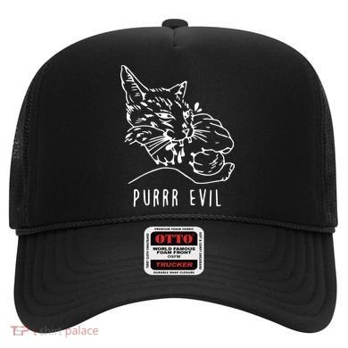 Purrr Evil Funny Cat Hat