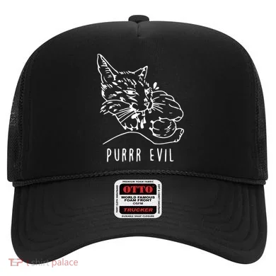 Purrr Evil Funny Cat Hat