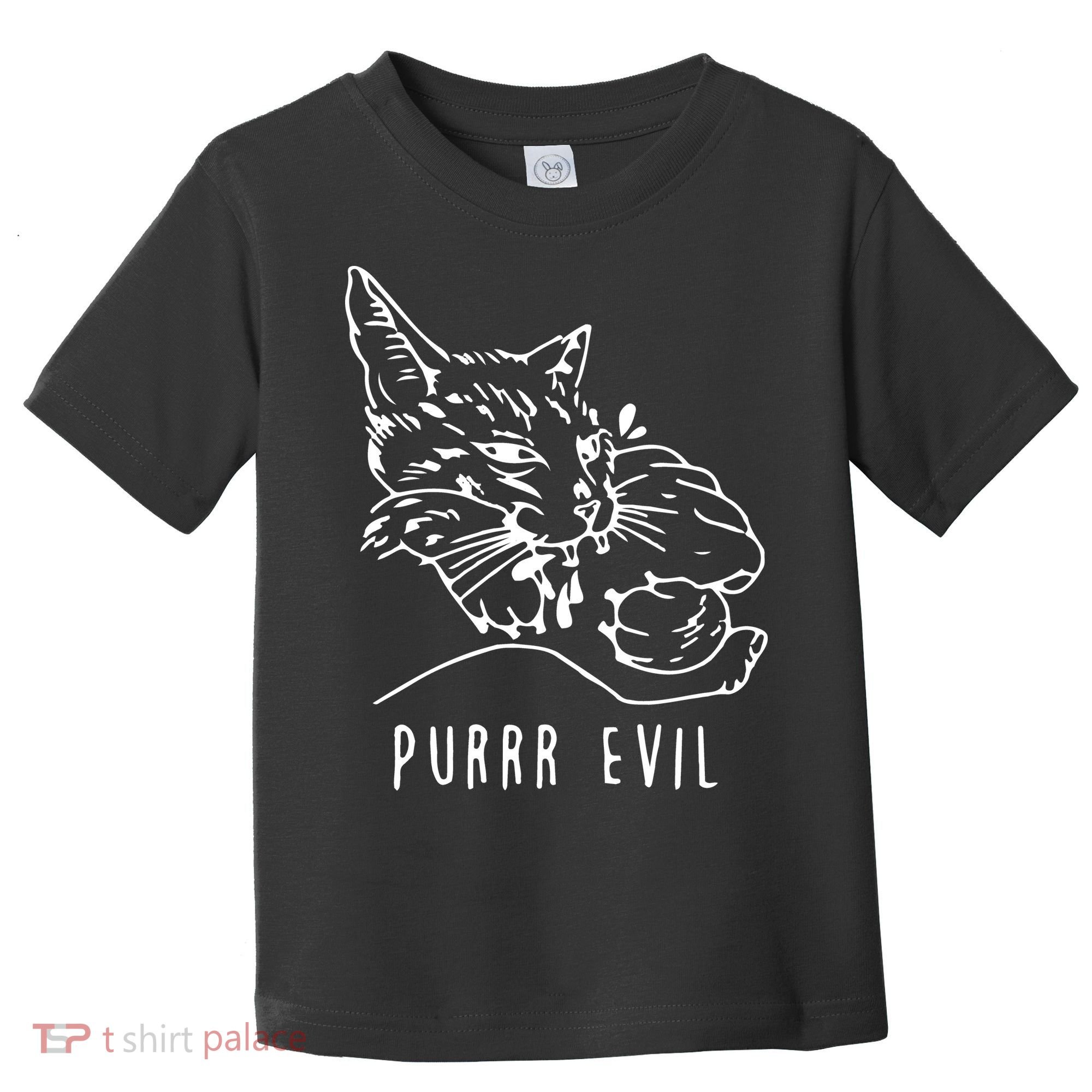 Purrr Evil Funny Cat Toddler T-Shirt