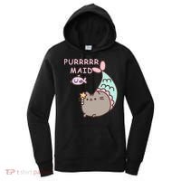 Purrrrr Maid Funny Cute Cat Mermaid Women's Hoodie thumb 0