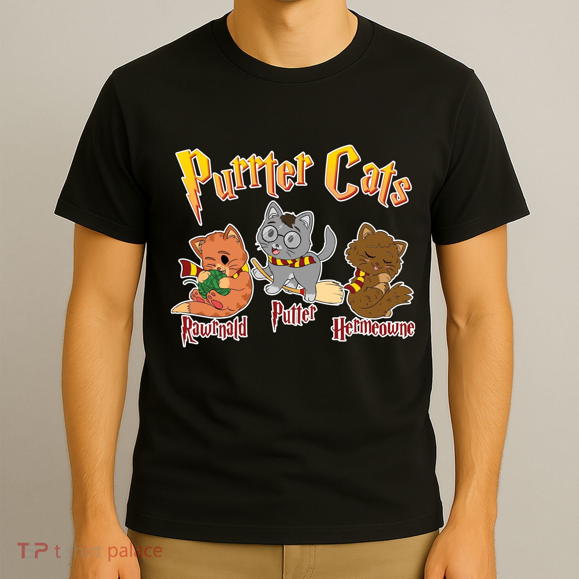 Purrter Cats Rawrnald Hermeownie T-Shirt