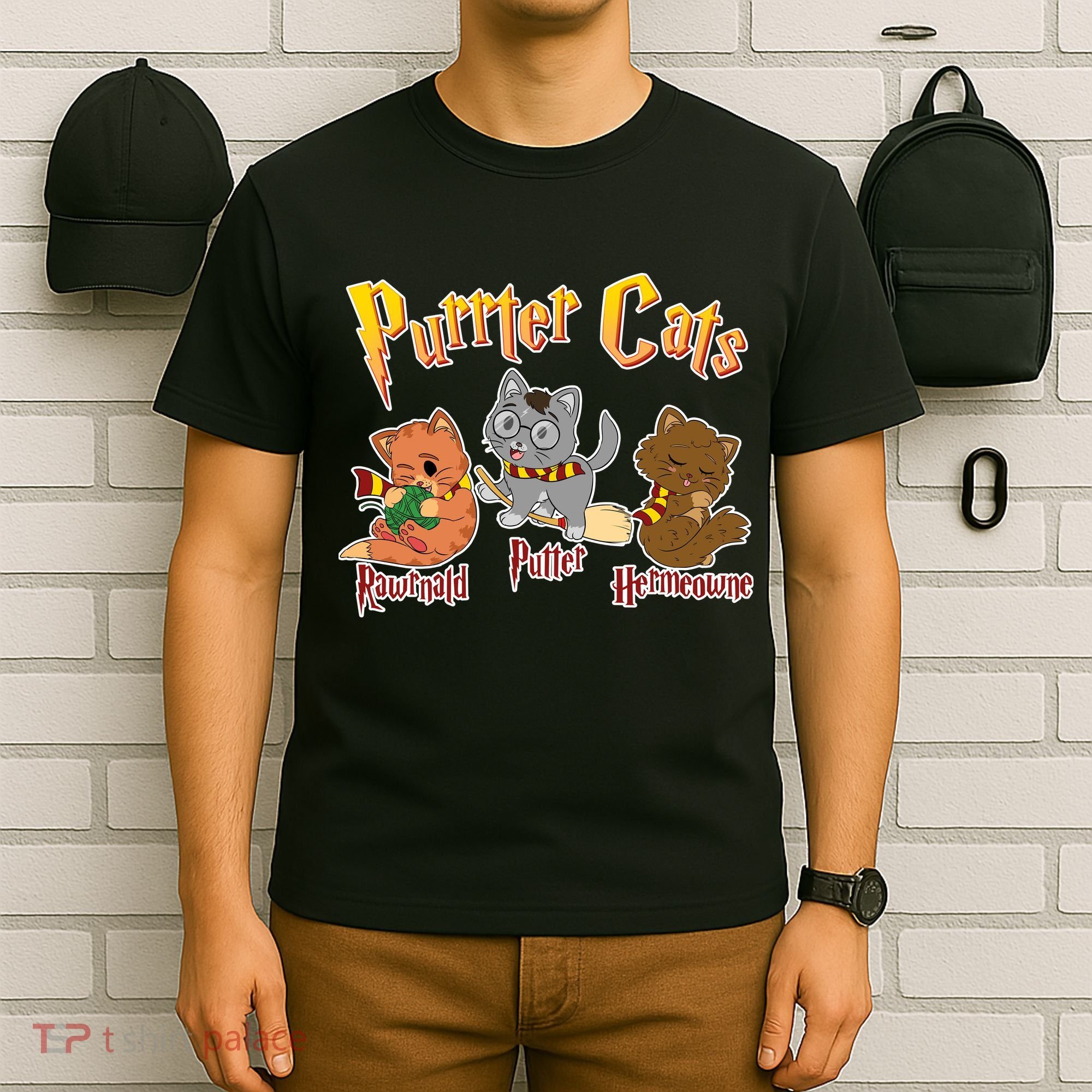 Purrter Cats Rawrnald Hermeownie T-Shirt