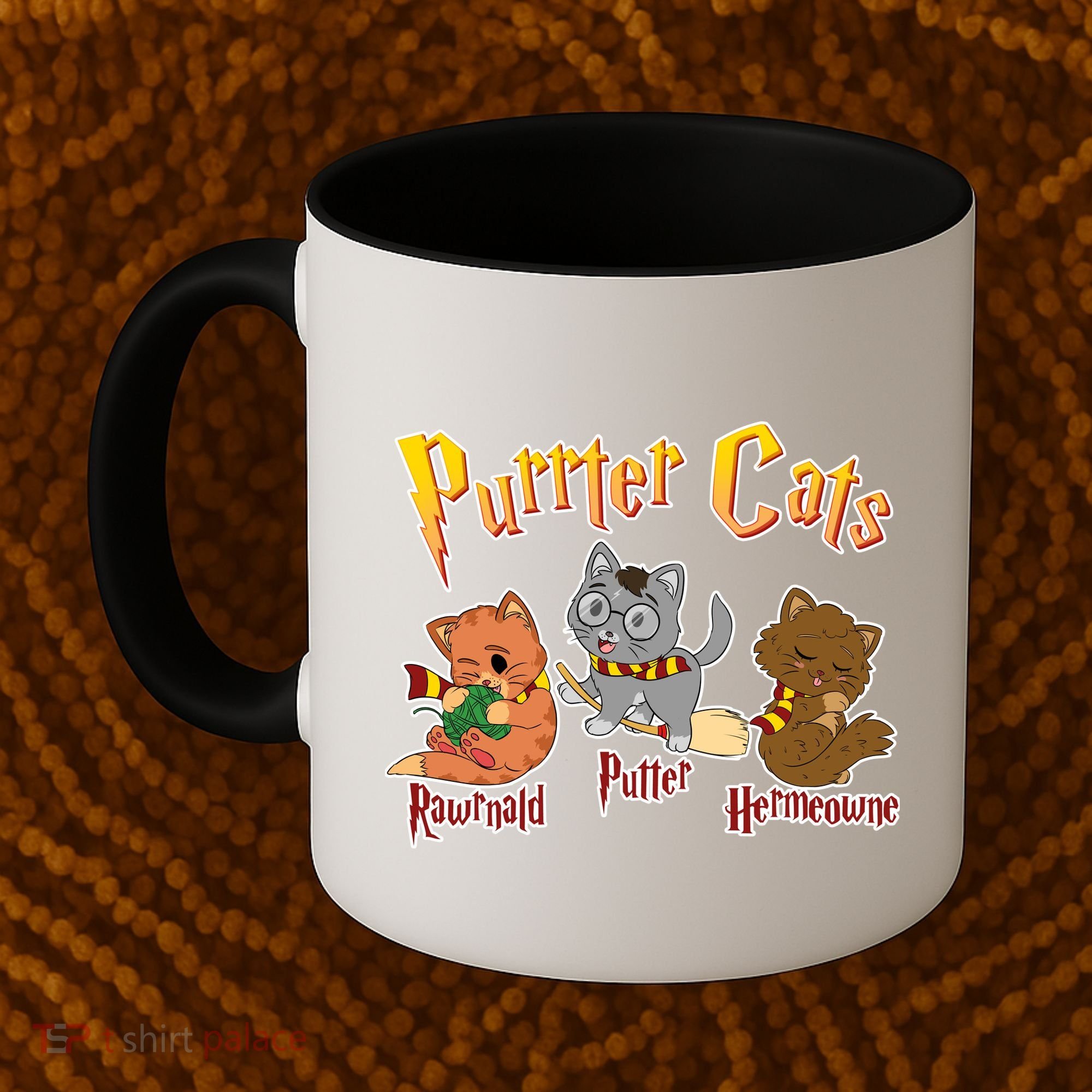 Purrter Cats Rawrnald Hermeownie Coffee Mug