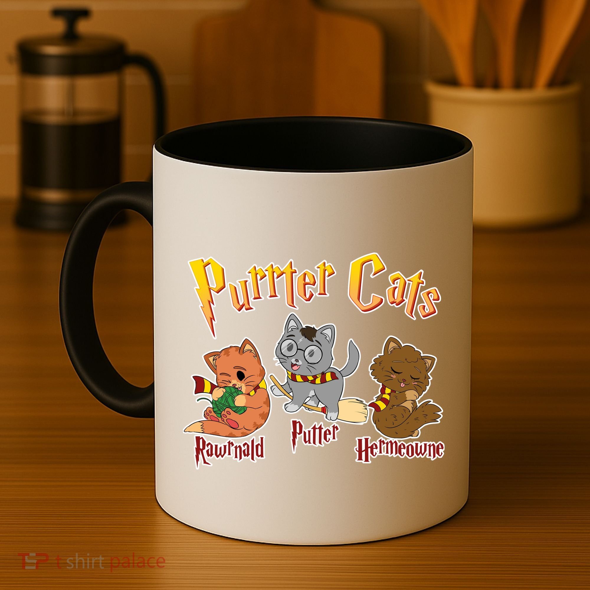 Purrter Cats Rawrnald Hermeownie Coffee Mug
