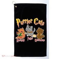 Purrter Cats Rawrnald Hermeownie Golf Towel thumb 0
