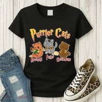 Purrter Cats Rawrnald Hermeownie Women's T-Shirt thumb 3
