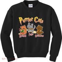 Purrter Cats Rawrnald Hermeownie Kids Sweatshirt thumb 0