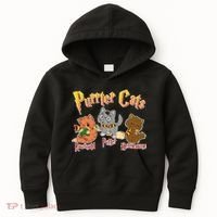 Purrter Cats Rawrnald Hermeownie Kids Hoodie thumb 0