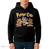 Purrter Cats Rawrnald Hermeownie Kids Hoodie thumb 4