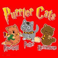 Purrter Cats Rawrnald Hermeownie Santa Hat thumb 1