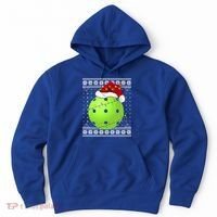 Pickleball Ugly Sweater Santa Lighting Pickleball Christmas Gift Hoodie thumb 0