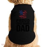 Proud U S Coast Guard Dad Cool Gift Cute Gift Doggie Tank thumb 0