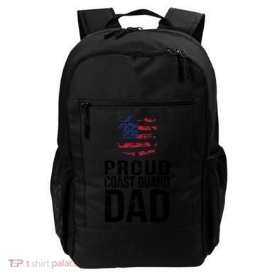 Proud U S Coast Guard Dad Cool Gift Cute Gift Backpack