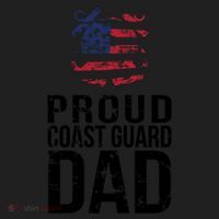 Proud U S Coast Guard Dad Cool Gift Cute Gift Hat thumb 2