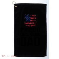 Proud U S Coast Guard Dad Cool Gift Cute Gift Golf Towel thumb 0