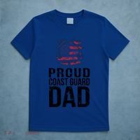 Proud U S Coast Guard Dad Cool Gift Cute Gift T-Shirt thumb 5