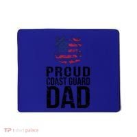 Proud U S Coast Guard Dad Cool Gift Cute Gift Mousepad thumb 0