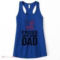 Proud U S Coast Guard Dad Cool Gift Cute Gift Women's Tank Top thumb 0
