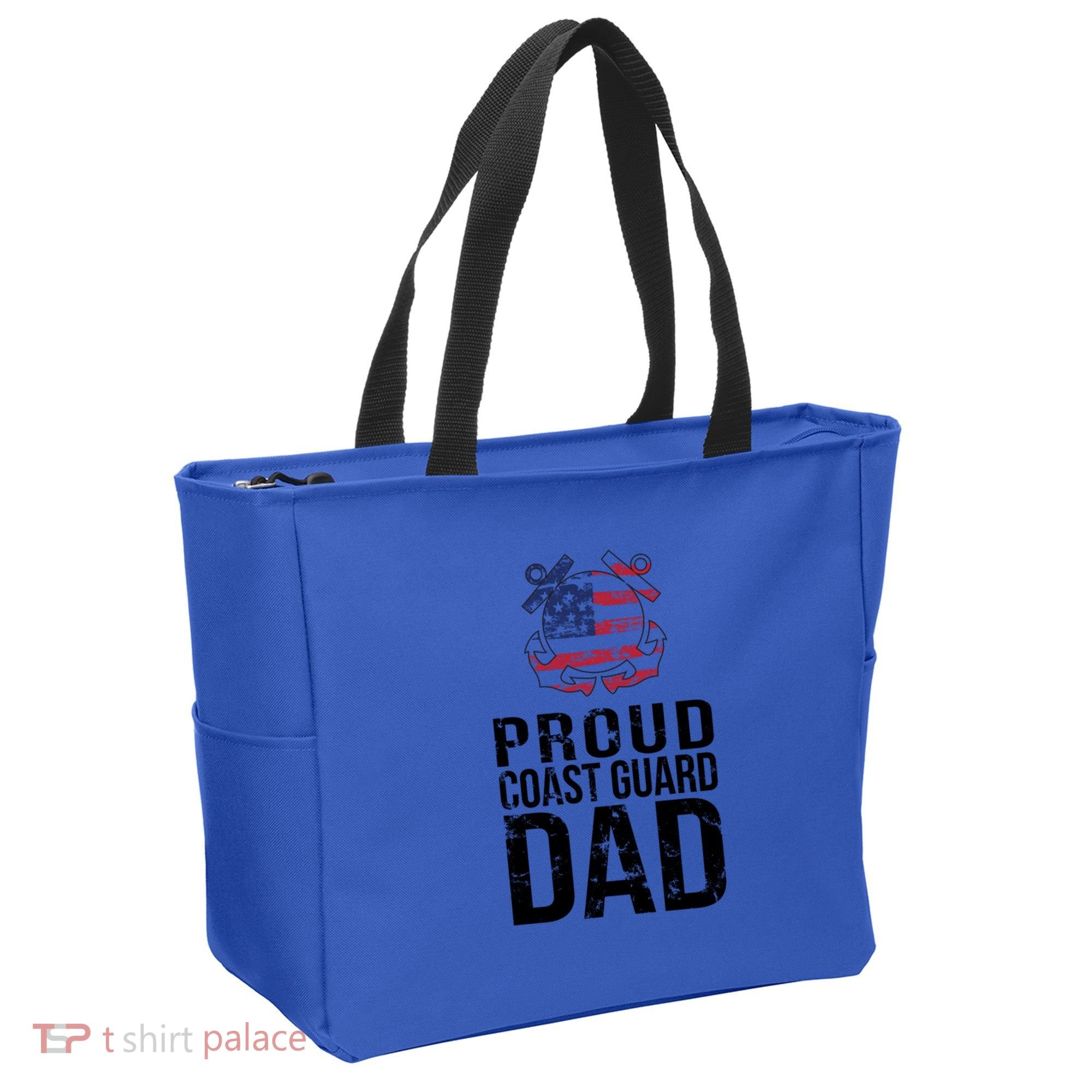 Proud U S Coast Guard Dad Cool Gift Cute Gift Tote Bag