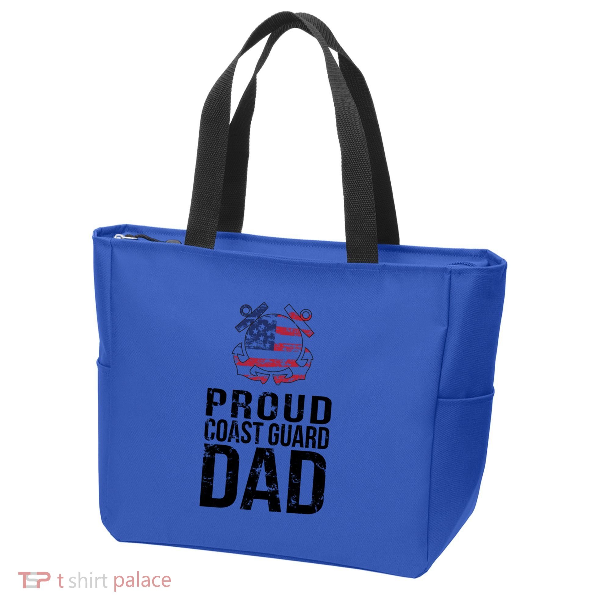 Proud U S Coast Guard Dad Cool Gift Cute Gift Tote Bag