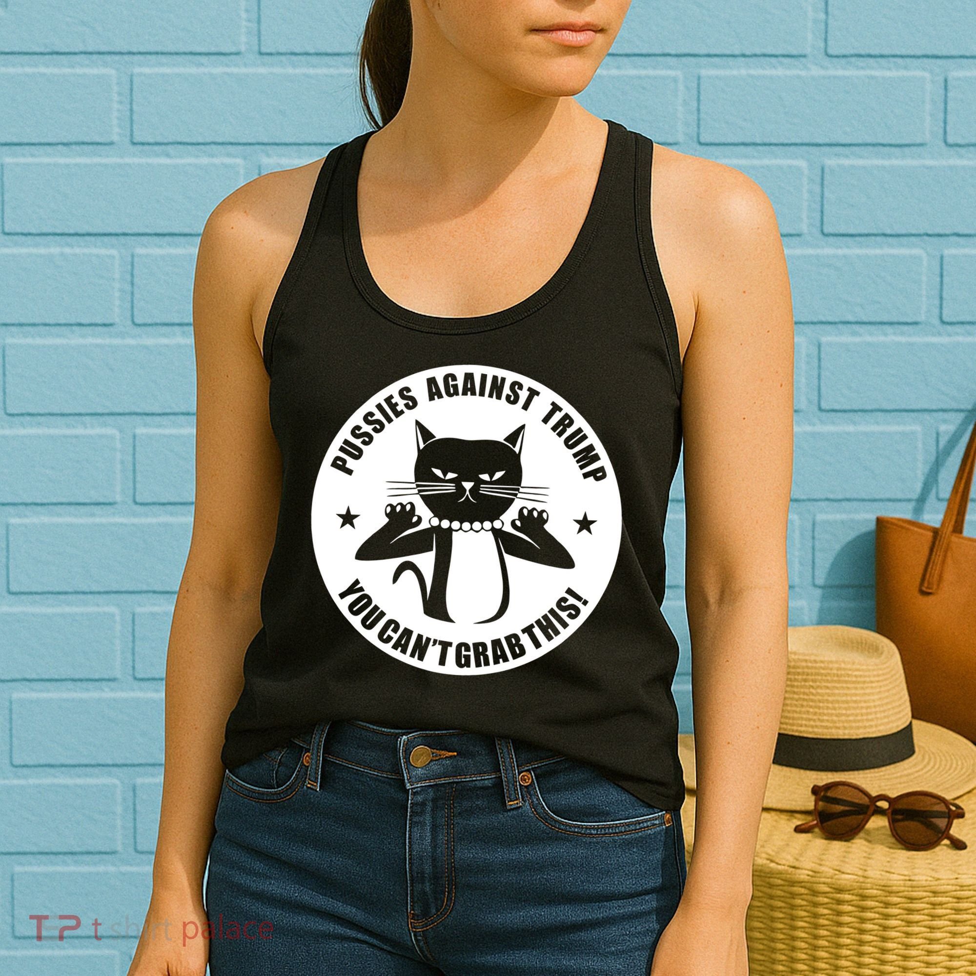 Pussies Against Trump Pussy-Cat You Can't Grab This Women's Tank Top