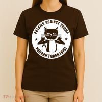 Pussies Against Trump Pussy-Cat You Can't Grab This T-Shirt thumb 4