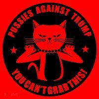 Pussies Against Trump Pussy-Cat You Can't Grab This Santa Hat thumb 1