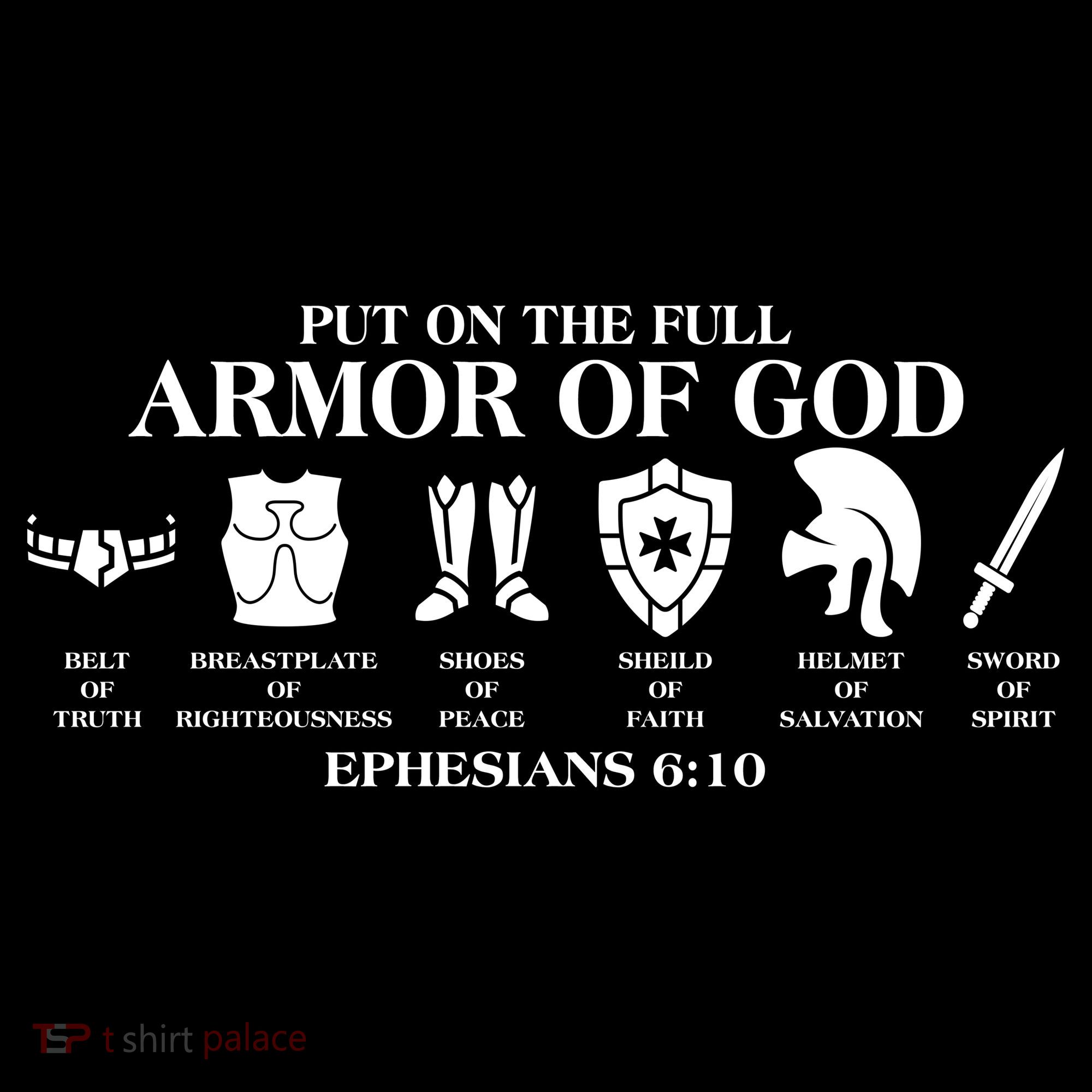 Put on the Full Armor of God Ephesians 6:10 Women's Hoodie