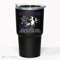 Put On The Hat Funny Witch Halloween Tumbler thumb 0